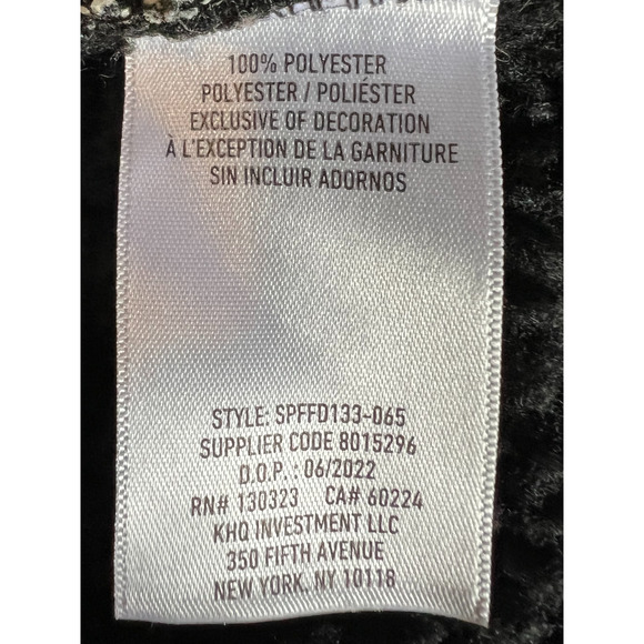 Spyder Mens Jacket Size XL Gray Sherpa Line Full Zip Flannel Pockets Heavy - Picture 8 of 11